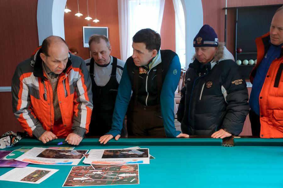 Евгений Куйвашев, Антон Шипулин и Сергей Чепиков обсудили создание многофункционального биатлонного центра в Екатеринбурге