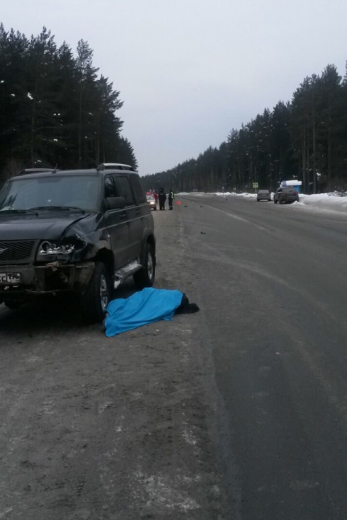Под Первоуральском водитель «УАЗ Патриот» насмерть сбил мужчину (фото)