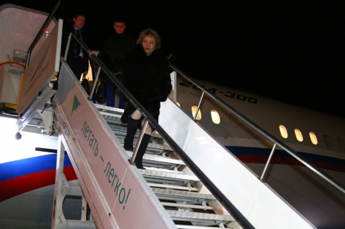 В Курганскую область прибыла с рабочим визитом Валентина Матвиенко