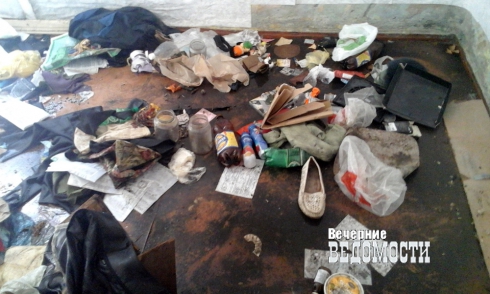 «Сталинский» коттедж горел в центре Екатеринбурга (ФОТО)