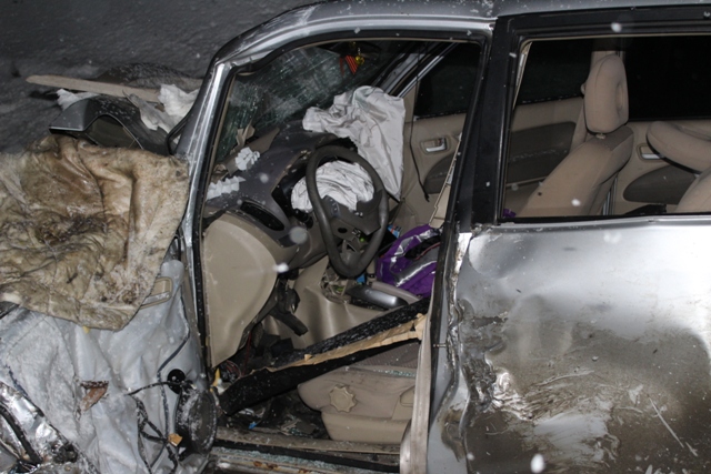 В массовом ДТП на Среднем Урале погибло два человека