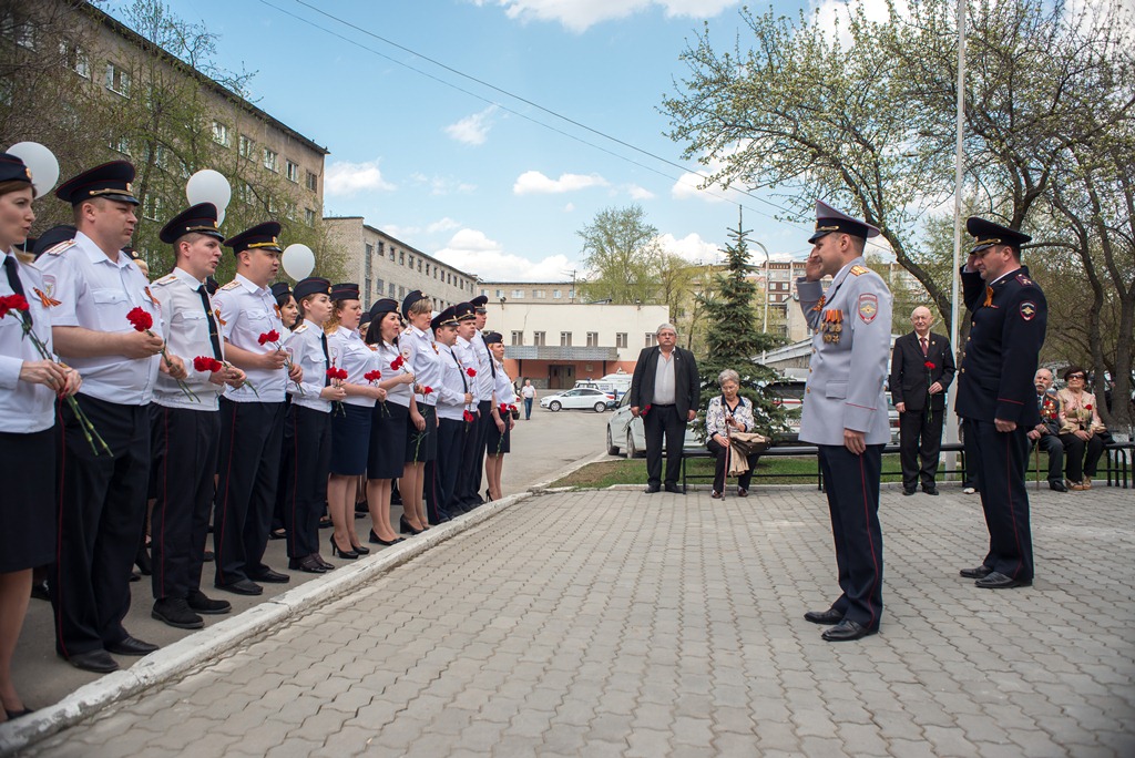 В екатеринбургском УМВД прошли торжественные мероприятия, посвященные Дню Победы