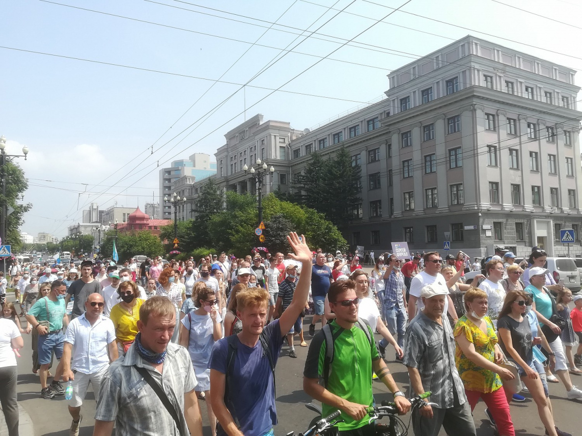 Дальний Восток продолжает акции в поддержку Сергея Фургала